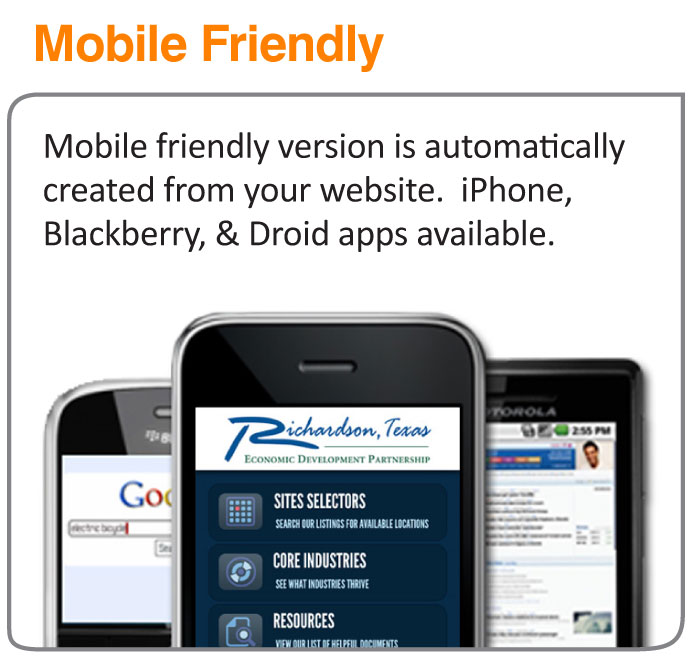 Mobile Friendly Features