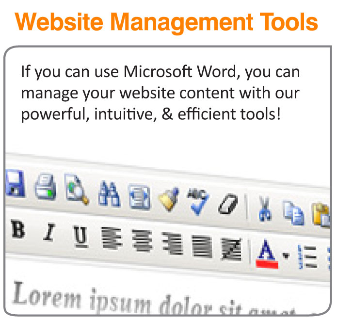 Website Management Tools Features